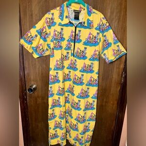 Nooworks Dog Party Work Dress Size 1 Excellent Condition